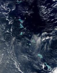 Islands of Kiribati Seen from Space