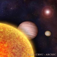 Astronomers Discover Scaled-Down Jupiter and Saturn in a Faraway Solar System Like Our Own (2 of 3)