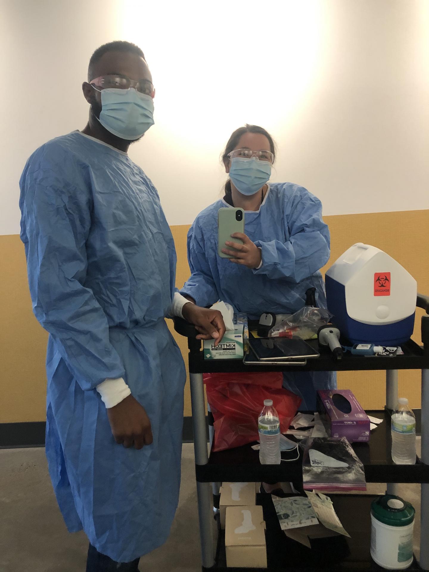 Preparing for Coronavirus Testing at Family Homeless Shelter