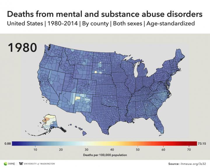 Deaths From Mental and Substance use Disorders