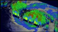 TRMM Satellite Gives a 3D Flyby View of Super Typhoon Sanba