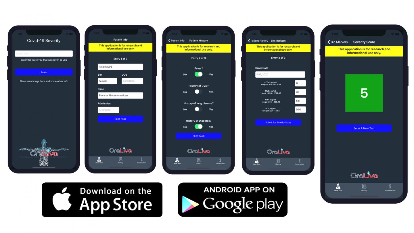 COVID-19 Severity Score App