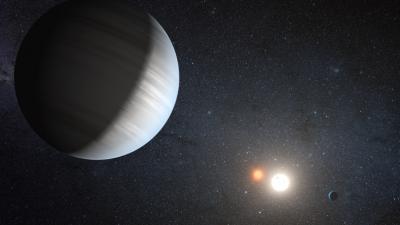 Kepler 47 Artist's Rendition