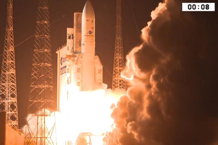 Launch of Ariane 5 Rocket Carrying SES-14/GOLD