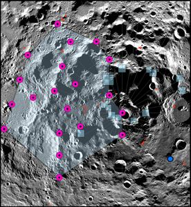 Lunar South Pole Image 1