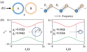 Figure 1 | Configuration of the 1D synthetic SSH model.