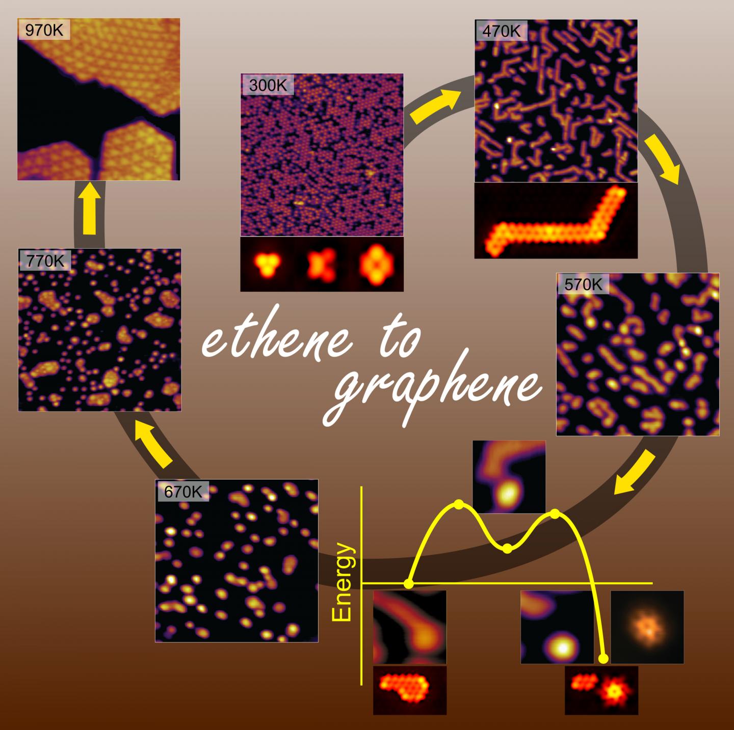 Stages of Graphene Growth