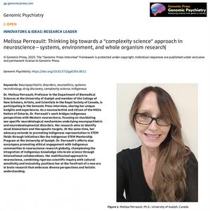 Melissa Perreault: Thinking big towards a “complexity science” approach in neuroscience