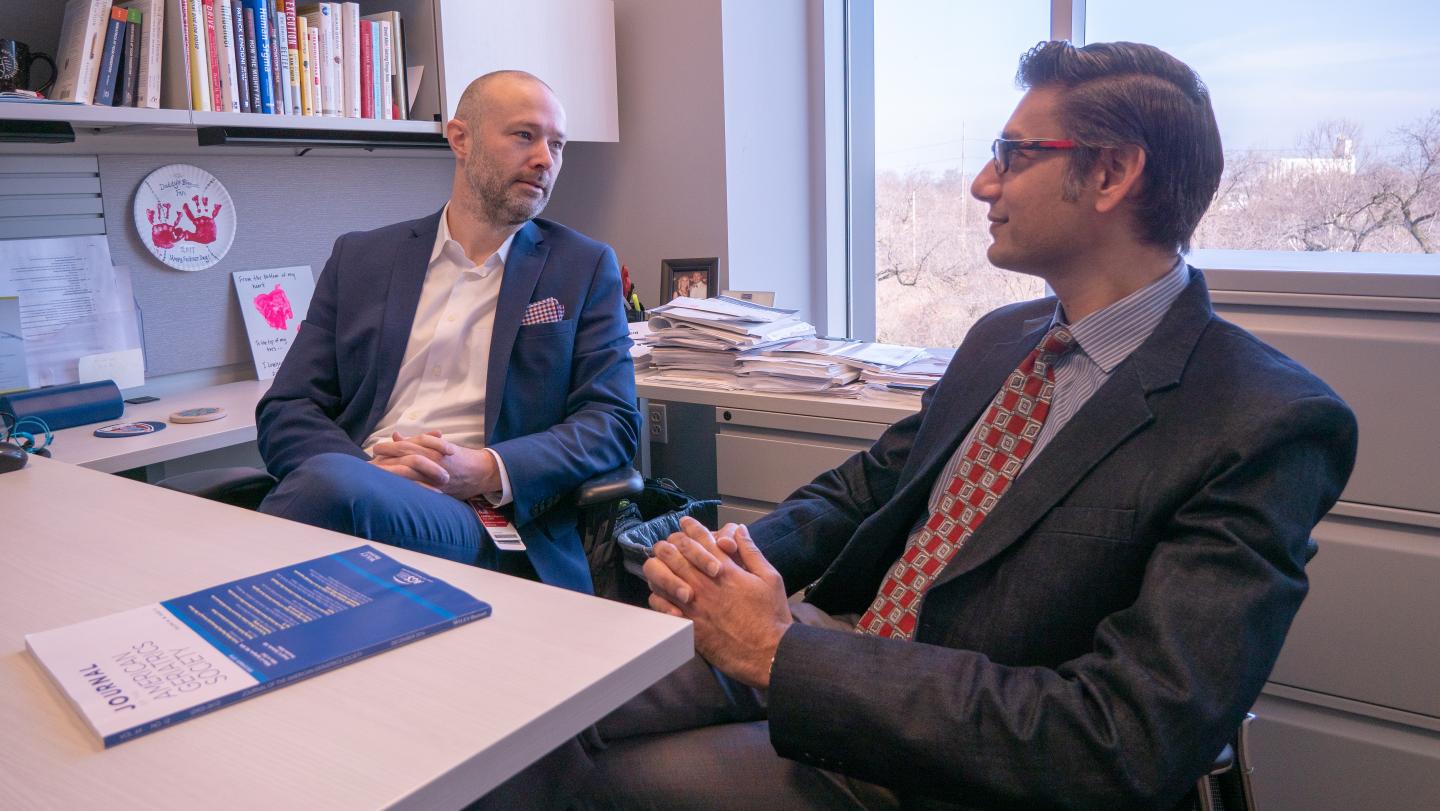 Regenstrief Institute Investigators Noll Campbell, PharmD, MS and Babar Khan, MD