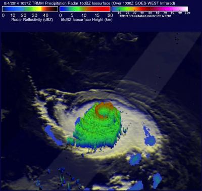 TRMM Image of Iselle