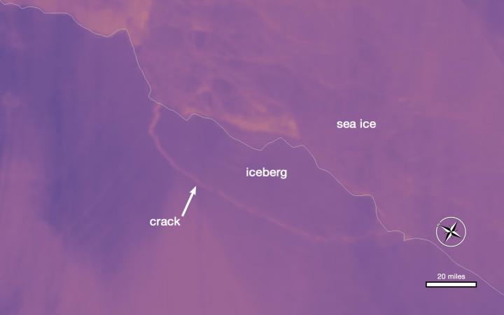 Thermal Image of Larsen C