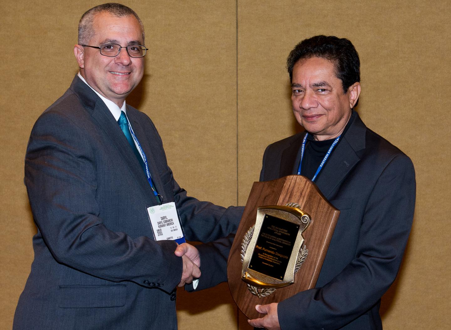 Dasgupta Receives Award