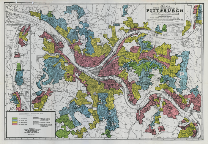 Home Owners' Loan Corporation Residential Security Map 1937