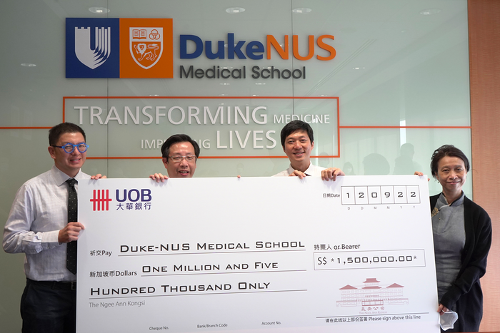 The Ngee Ann Kongsi present Duke-NUS with a S$1.5M gift to study link between gut bacteria and chronic brain conditions