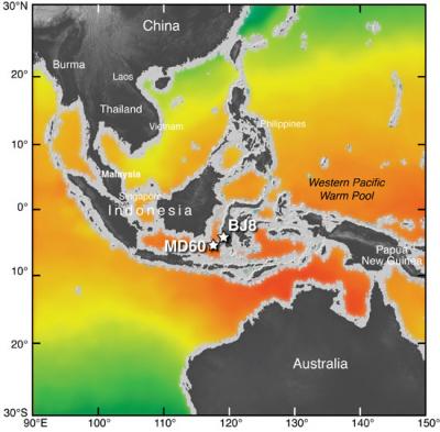 New Temperature Reconstruction from Indo-Pacific Warm Pool