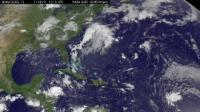 GOES-13 Satellite Animation of Birth of Irene to Aug. 22 Over Puerto Rico