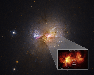 central region of dwarf starburst galaxy Henize 2-10