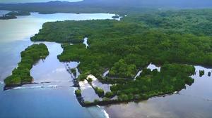 Aerial view of Nan Madol