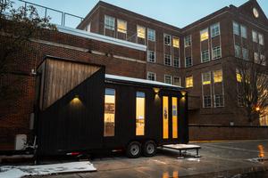 'Tiny house lab' for studying indoor air quality (exterior)