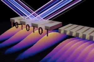 Two X-ray Laser pulses interfere on the surface