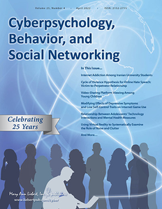 Cyberpsychology, Behavior, and Social Networking