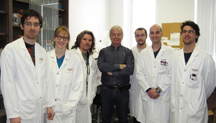 Professor Pierre Talbot and his research team