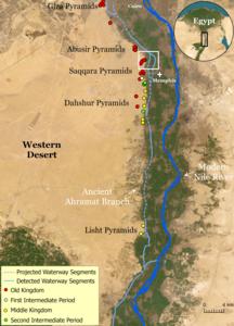 The course of the Ahramat Branch