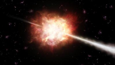 Artist's Impression of a Gamma-ray Burst