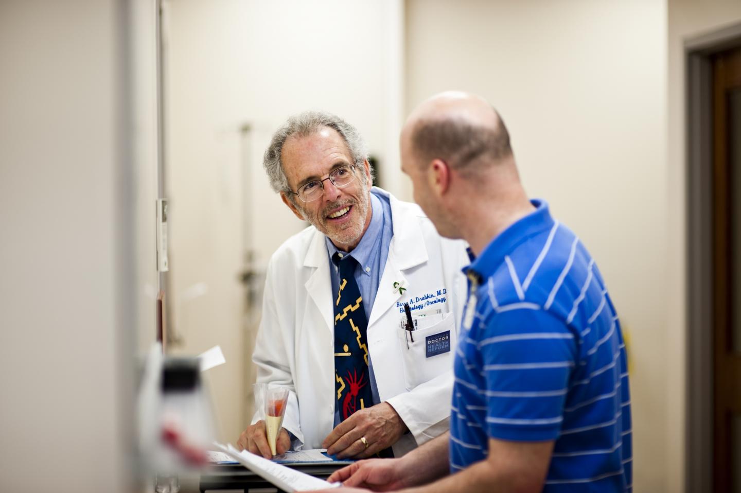 Harry Drabkin, M.D. (left), Medical University of South Carolina