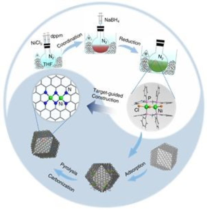 Atomically Precise Dinuclear Site Active toward Electrocatalytic CO2 Reduction