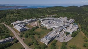 Aerial photo of the research center - courtesy of Elettra Sincrotrone Trieste