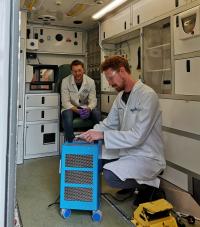 Testing out the Use of Rapid-Release Gases to Clean Ambulances