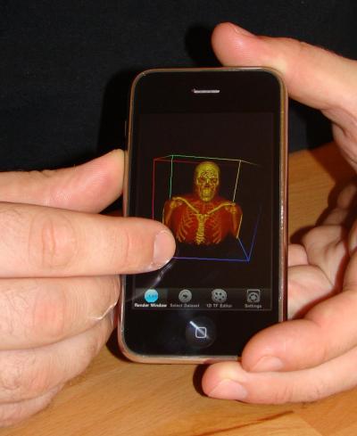 ImageVis3D Mobile Displays a Torso