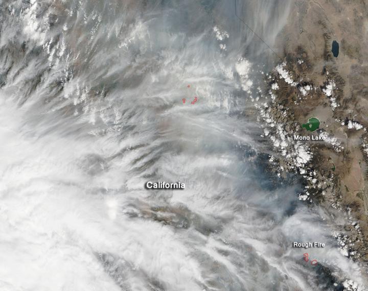 Rough Fire Still Burns in Cali [IMAGE] | EurekAlert! Science News Releases