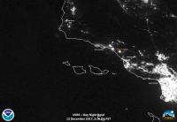 Day Night Band Image of Fires in California