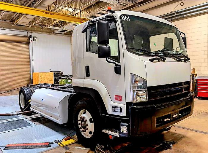 Natural Gas Fueled Hybrid Truck