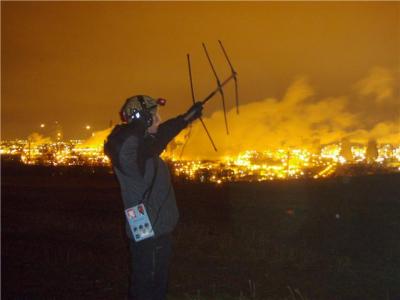 VHF Tracking in Front of Grangemouth Refinery