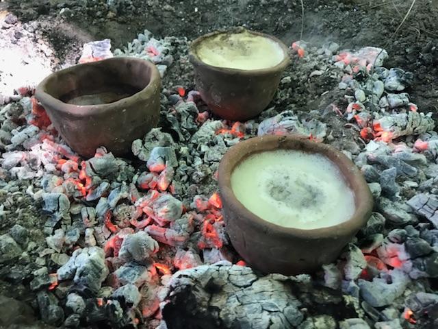 Simulation of Japanese Hunter-Gatherer Cooking