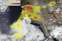 Aerosol Content of Smoke from California Fires