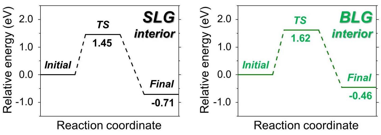 Energy Scheme for the Functionalization of SLG and BLG