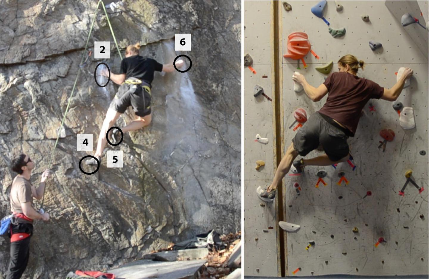 Crux of an Outdoor Climbing Ro [IMAGE] EurekAlert! Science News Releases