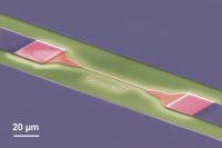 Superconducting Circuit for Ultrastrong Interactions between Light and Artificial Atoms