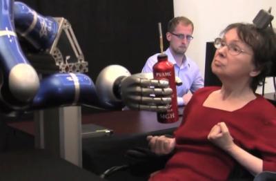 Thought Control of a Robotic Arm Using the BrainGate System