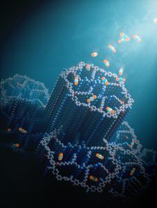 Molecular model of COF-999