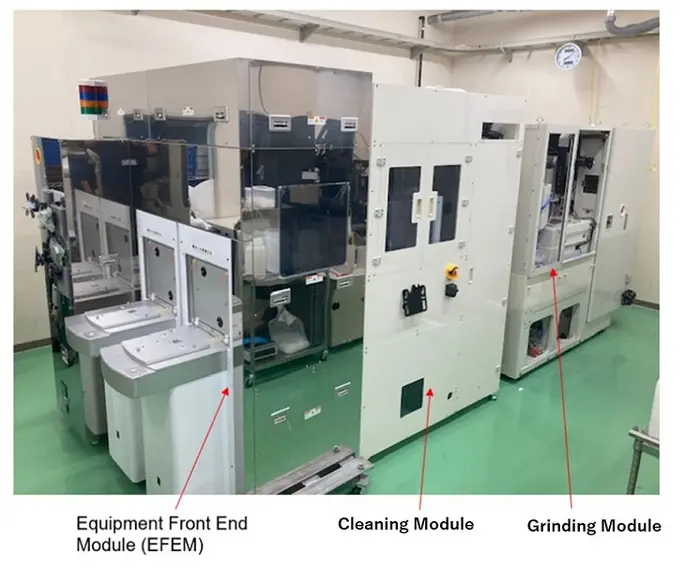 Fully Automated Grinding Equipment for Through-Si Via Wafers