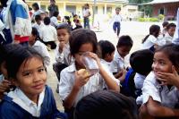 School Children with Safe, Clean Drinking Water in Cambodia (3 of 3)