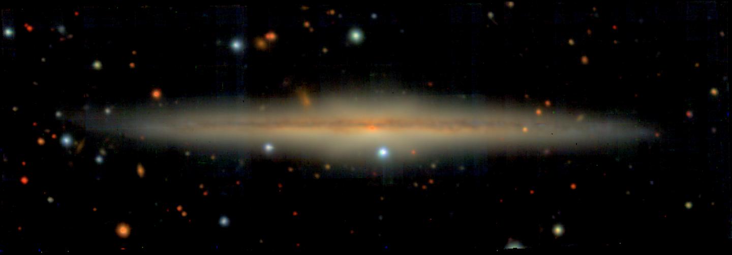 Galaxy UGC 10738, Seen Edge-on
