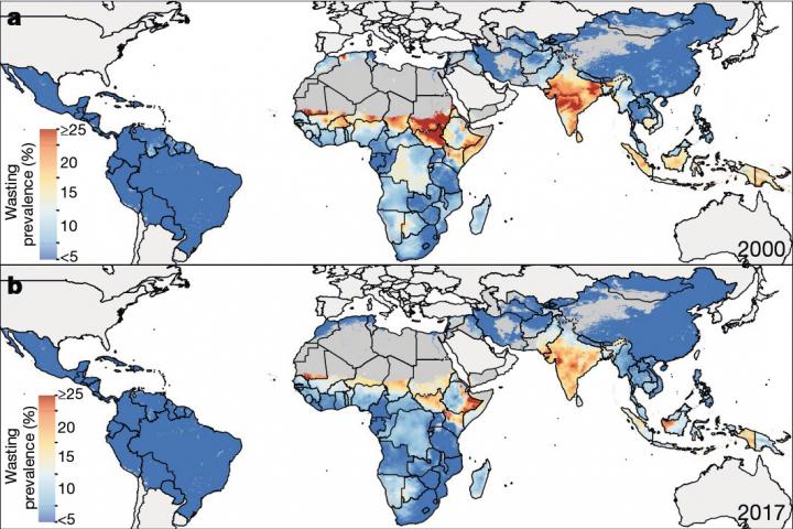Prevalence of Wasting in Children under 5 in LMICs (2000-2017)