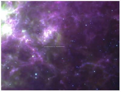 Supernova Helps Explain Dusty Young Galaxies