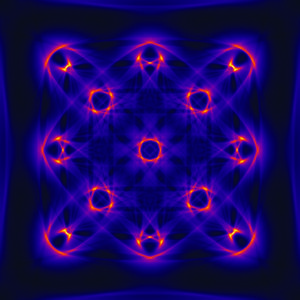 Current-carrying particles in a mesoscopic vortex lattice in a small mesoscopic superconductor